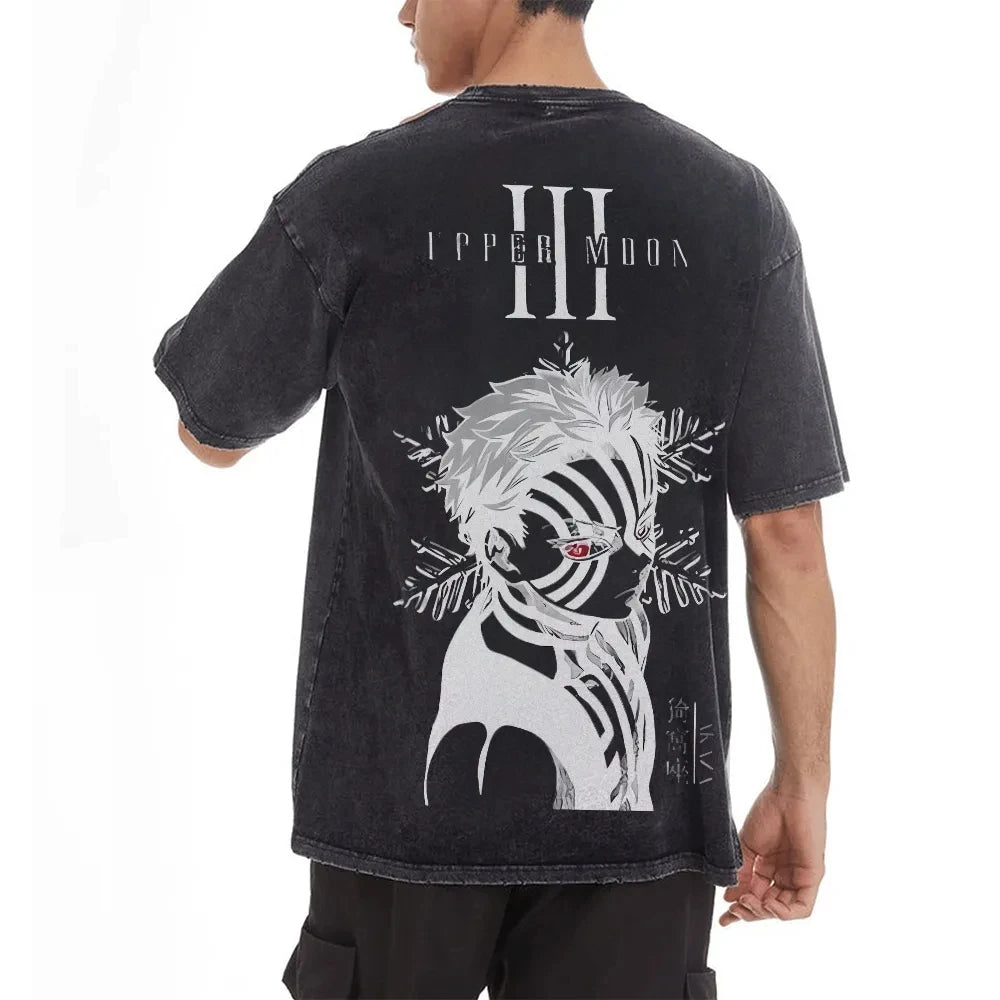 T-shirt Akaza Demon Slayer, visuel 4 sur 13