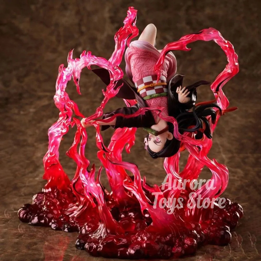 Anime Demon Slayer Figure Kamado Nezuko Action Figures Pvc Collection Model Toys for Gifts 18cm