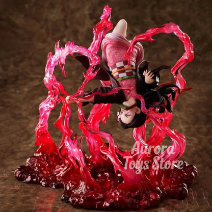 Anime Demon Slayer Figure Kamado Nezuko Action Figures Pvc Collection Model Toys for Gifts 18cm