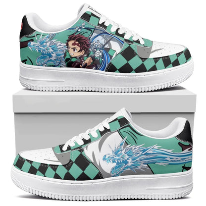 Anime Demon Slayer Sneakers Kamado Tanjirou Low-Top Sports Shoes Couples Board Shoes Customization Leisure Shoes Festival Gift