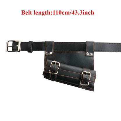 Anime Demon Cosplay  1/2/3 Tier Set Katana Belt Sword Holster Waist Holder Knife Real Size Japanese Samurai Decor