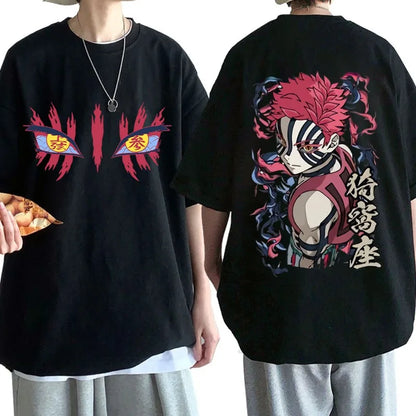 Demon Slayer Anime Komatsu Anime Spring/Summer Men's T-shirt Casual Suitable for Both Men and Women