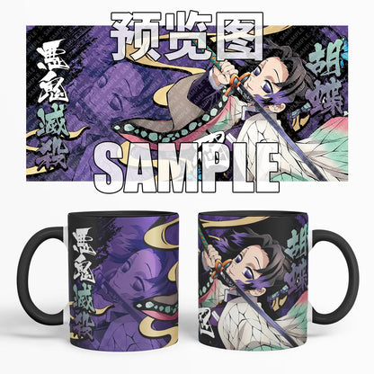 Anime Peripheral Demon Slayer Ceramic Mug Tanjirou Zenitsu Giyuu Shinobu Kimetsu No Yaiba Coffee Cup Milk Mugs Student Gifts