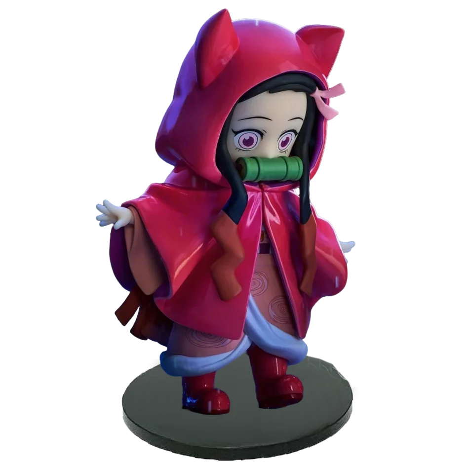 Anime Demon Slayer Kimetsu no Yaiba Figure 15cm Kochou Shinobu Kanroji Mitsuri Plum Rain Series Action Model Toy Gift