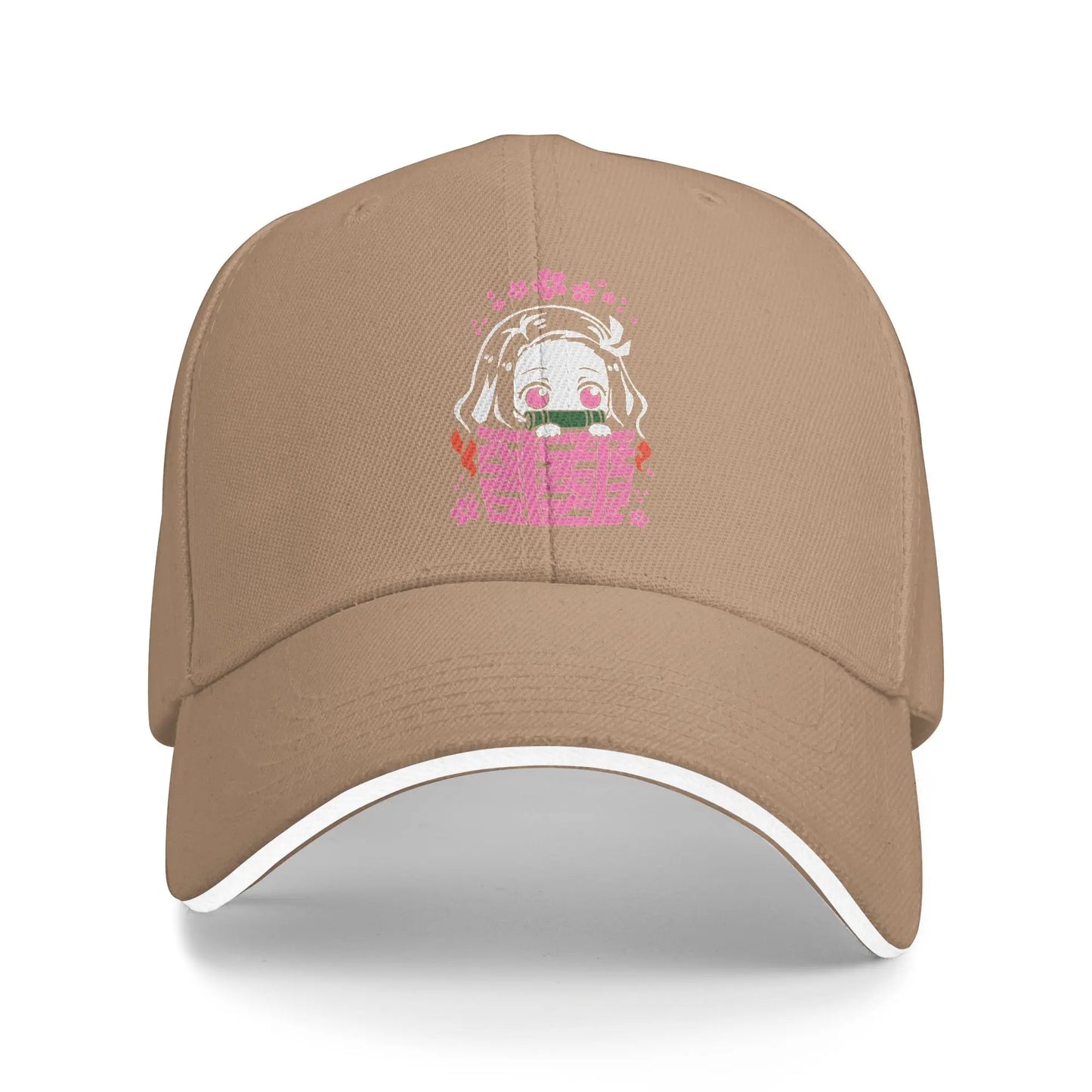 Kamado Nezuko Casual Baseball Cap Spring Character Trucker Hat Hot Sale Tennis Skate Hip Hop Hats  Women Streetwear Baseball Cap