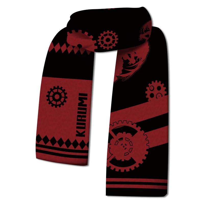In stock Demon Slayer: Kimetsu No Yaiba Anime Scarf Kamado Tanjirouagatsuma Zenitsutomioka Giyuu Anime Winter Warm Xmas Gift