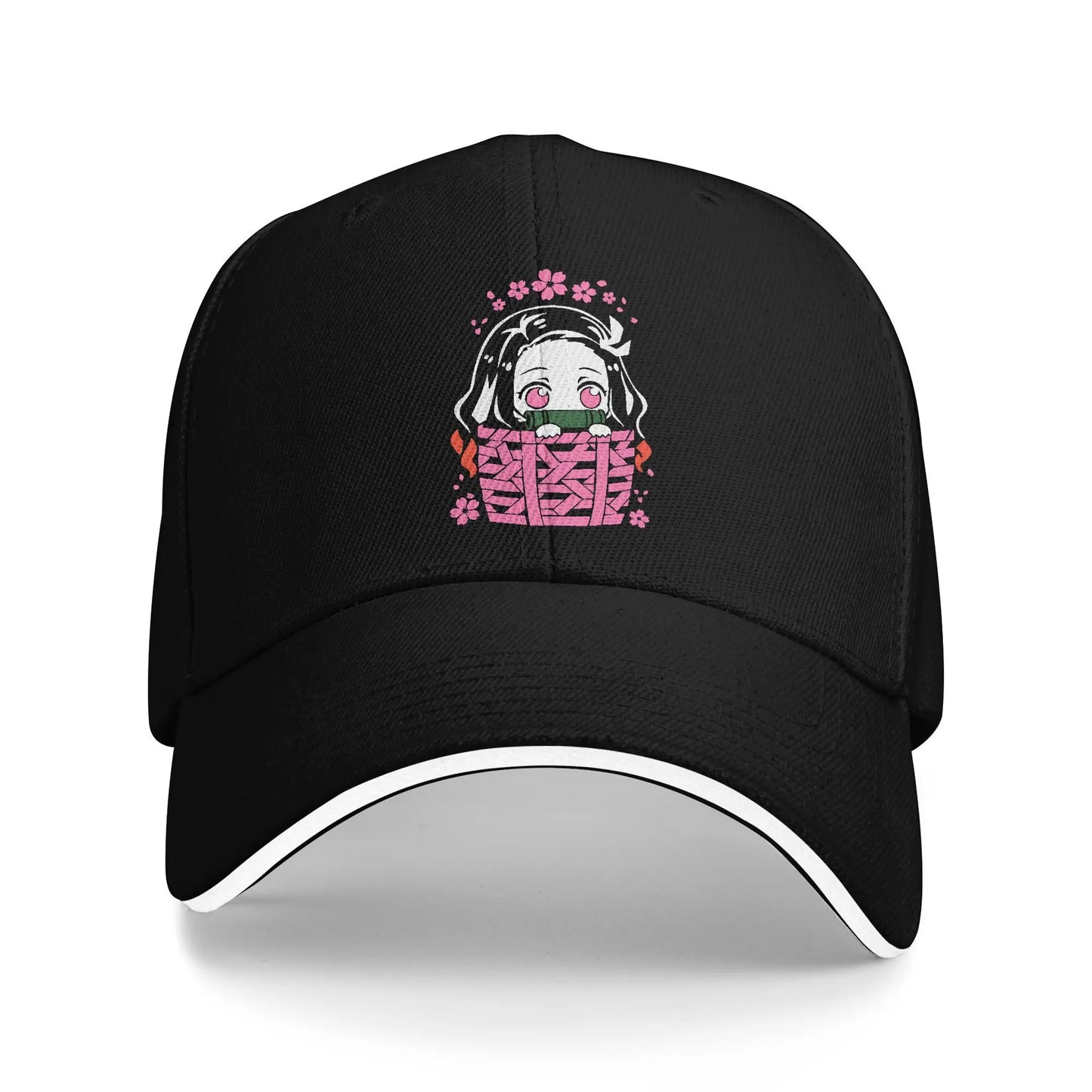 Kamado Nezuko Casual Baseball Cap Spring Character Trucker Hat Hot Sale Tennis Skate Hip Hop Hats  Women Streetwear Baseball Cap