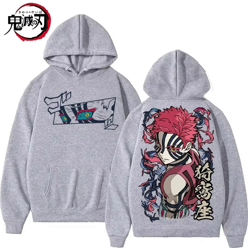 New Japan Anime Demon Slayer Printed Hoodie Sweatshirt Men's and Women's Hoodie Men's Tops Sports Hoodie Harajuku Y2K Hoodie