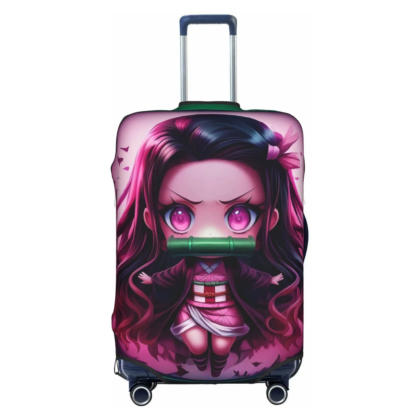 Custom Demon Slayer Kimetsu no Yaiba Travel Luggage Cover Elastic Manga Anime  Suitcase Cover Protector Fit 18-32 Inch