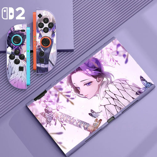 Coque Switch 2 Shinobu violette