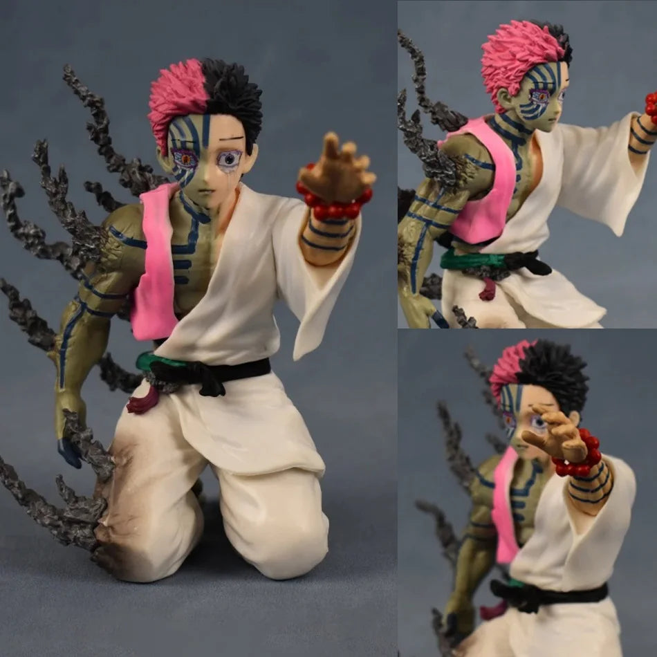 Collectible Peripheral:Twelve Kizuki Upper Moon Three Akaza Kneeling Pose Figure | Final Confession Ver. | Desktop