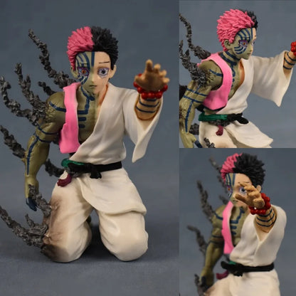 Collectible Peripheral:Twelve Kizuki Upper Moon Three Akaza Kneeling Pose Figure | Final Confession Ver. | Desktop