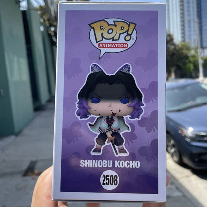 Demon Slayer Shinobu Kocho Bloody Vinyl Figure Funko Pop 2508 Officially Licensed Collectible Desktop Decor Limited Edition Gift