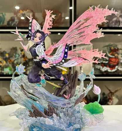 33cm Demon Slayer Insect Pillar Kochou Shinobu Animation Peripherals Figure Ornament Model Festival Ornamen Gift Toy Collections