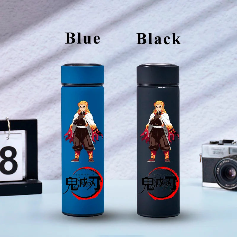 500ML Demon Slayer Anime Stainless Steel Water Cup Portable Large Capacity Outdoor Water Bottle Hot Ice Water Insulated Cup