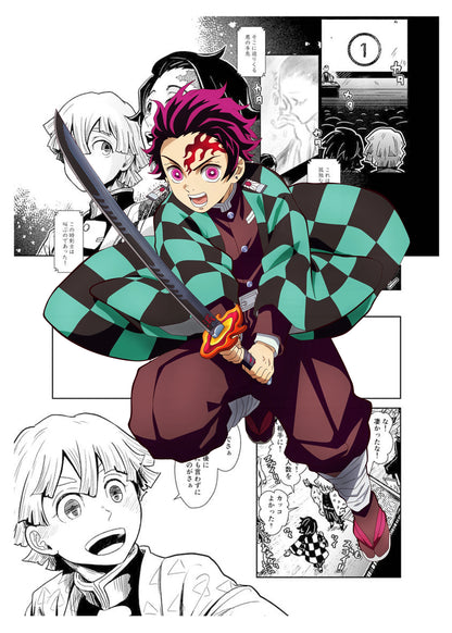 Japan Anime Figure Demon Slayer Picture Art Home Decor Canvas Painting Poster For Living Kids Room Sofa Wall Decoration Posters