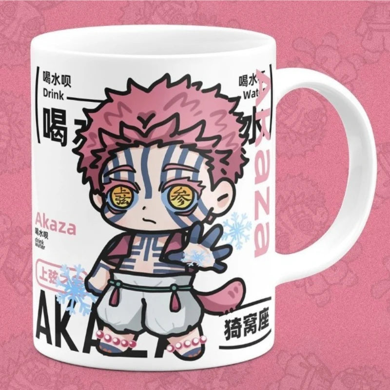 Demon Slayer Kamado Tanjirou Shinazugawa Sanemi creative cartoon ceramic mug home office afternoon tea coffee cup birthday Gifts