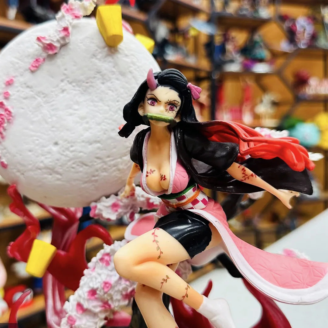 Demon Slayer Gk Cube Kochou Shinobu 1/6 Resonance Second Bullet Statue Handheld Desktop Ornament Accessories Boxed Figurines Toy
