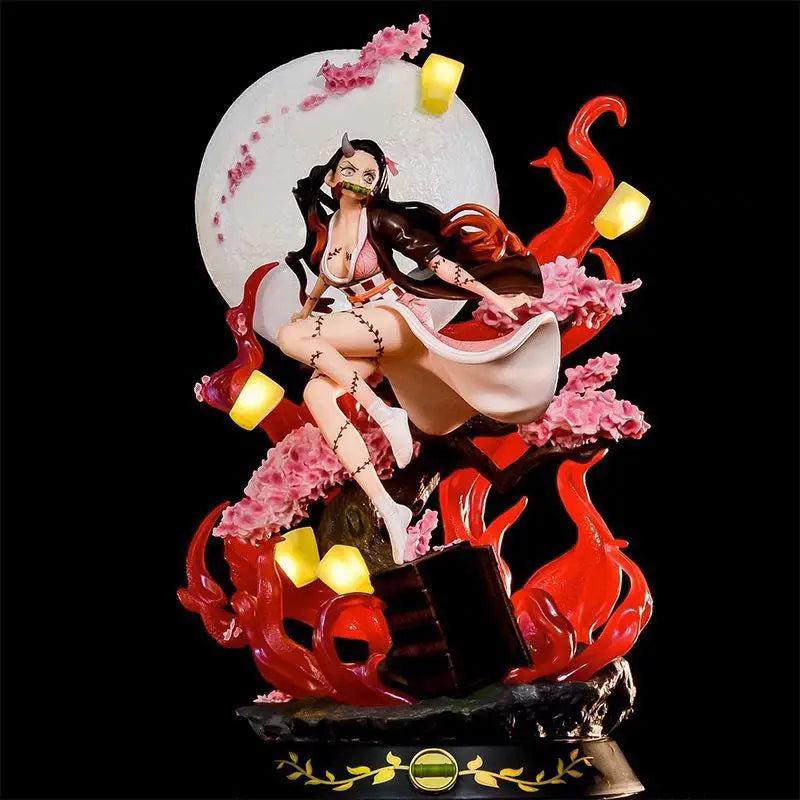Anime Demon Slayer Figure Kamado Tanjirou Nezuko Action Figure Zenitsu Inosuke Kimetsu Yaiba Figurine PVC Model Collection Toys