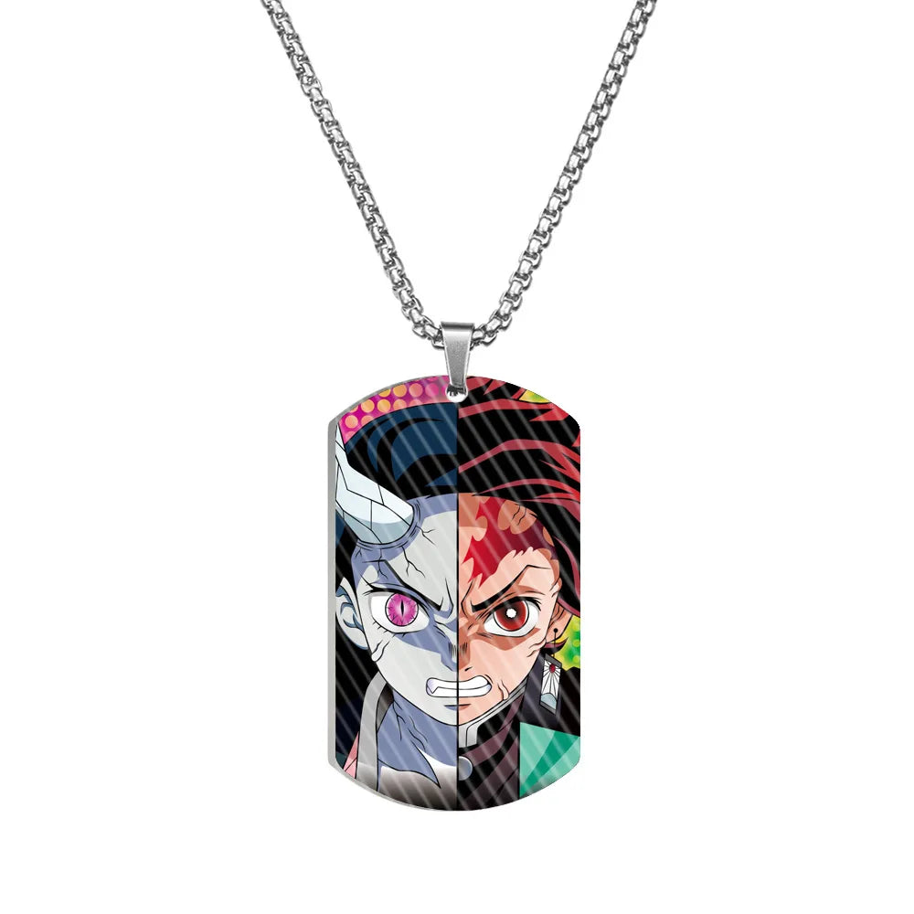 Collier plaque militaire Demon Slayer, visuel 12 sur 46