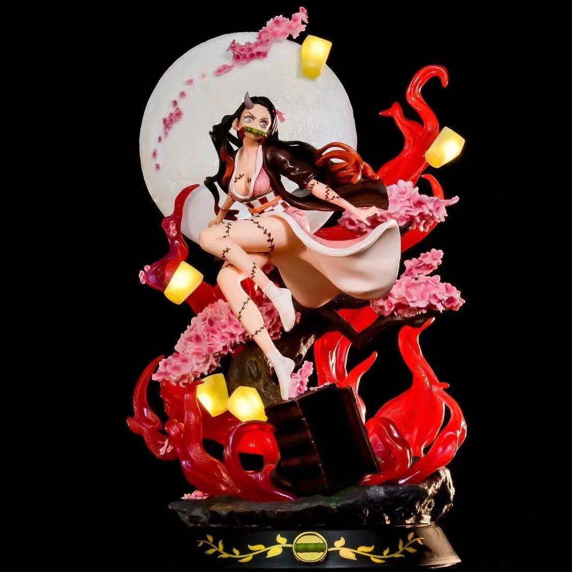 Anime Demon Slayer Figure Kamado Tanjirou Nezuko Action Figure Zenitsu Inosuke Kimetsu Yaiba Figurine PVC Model Collection Toys