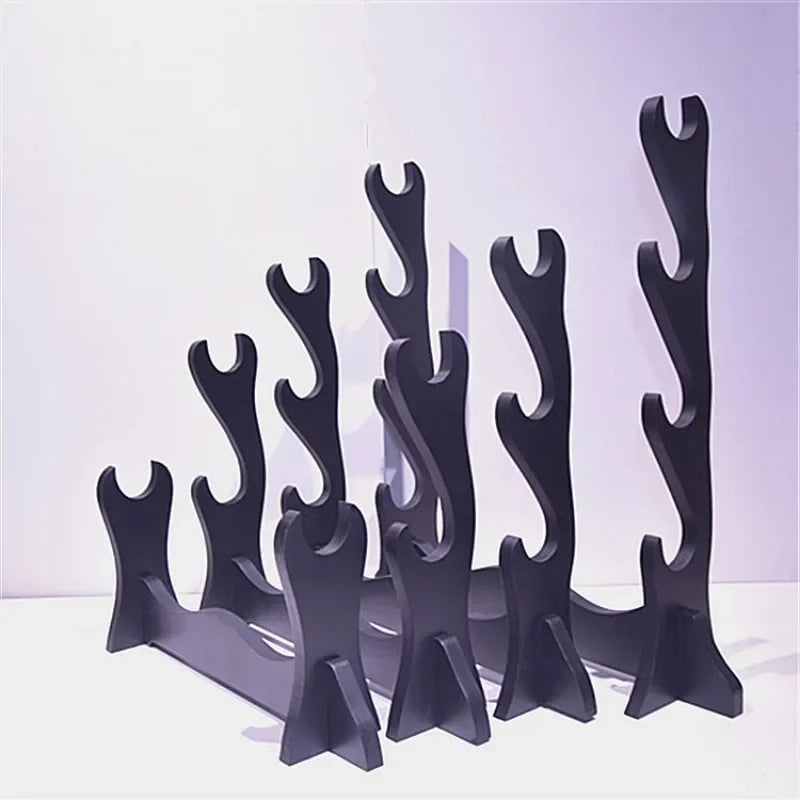 Stand Katana Storage Shelves Wooden Sword Rack Floor Sabre Holder Support Display Japanese Katana Weapon Shelf Home Organizer