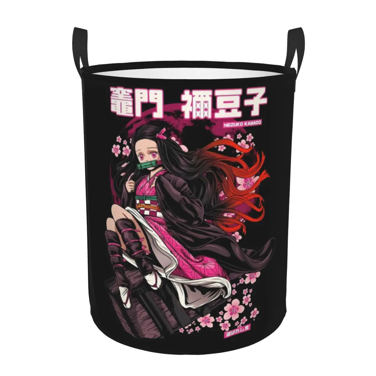 Demon Slayer Tanjiro Kamado Laundry Basket Collapsible Large Capacity Clothes Storage Bin Anime Manga 
 Laundry Hamper