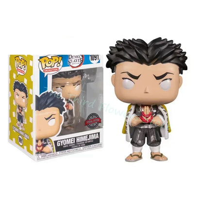 2026 Funko POP Demon Slayer Tanjiro 1304 Kanroji 1306 Rui 1307 Sanemi 1253 Nezuko 1254 Obanai 1395 Action Figures Model Toy Gift