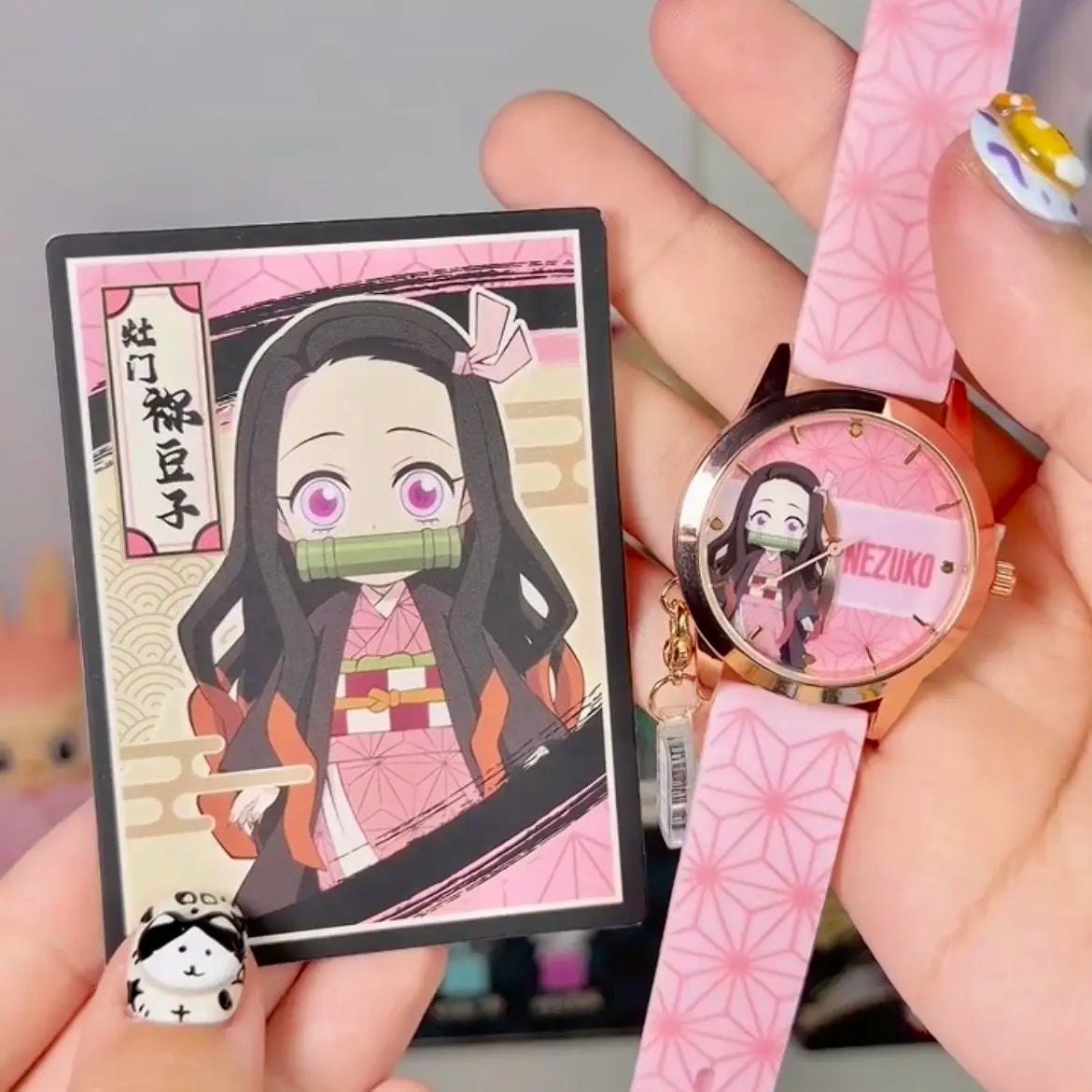 Original Demon Slayer Watch Series Blind Box Anime Secondary Universe Merchandise Co-Branded Wristwatch Birthday Mystery Box Gif
