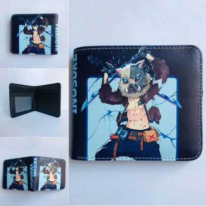 Demon Slayer: Kimetsu No Yaiba Anime Peripheral Short Wallet Zero Wallet Student Men And Women Simple Wallet
