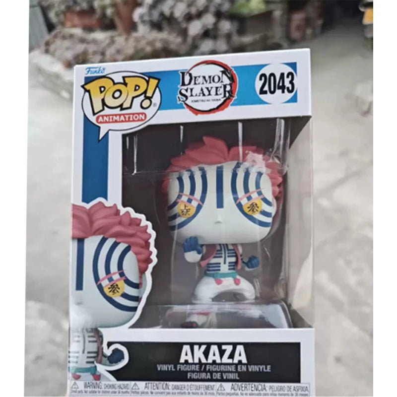 FUNKO POP Original Demon Slayer Blade Mi Douzi TANJIRO KAMADO Muichiro Tokoto Doma Akaza Action Anime Figures Toys Gift Model