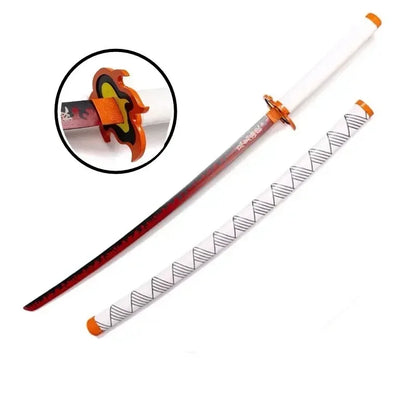 104cm Demon Slayer Katana Schwert Sword Anime Cosplay Prop Ninja Knife Real Size Japanese Katana Original Samurai Sabre Gift