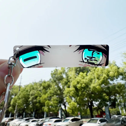 Anime Keychain Kill Ghosts Blade Figures Eyes Decorate Kawaii Acrylic Kamado Tanjirou Backpack Accessories Portable Toy Pendant