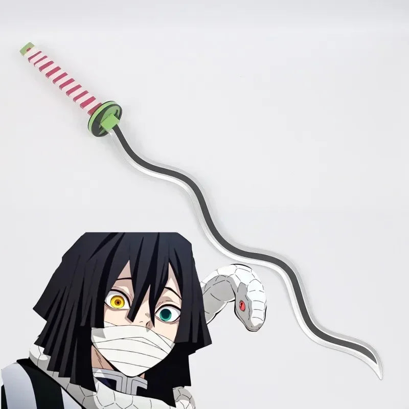 72/104cm Demon Slayer Sword Anime Kimetsu No Yaiba Cosplay Prop Tanjirou Shinobu Real Size Japanese Katana Samurai Sabre Gift