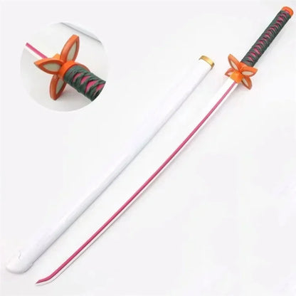 104cm Demon Slayer Katana Schwert Sword Anime Cosplay Prop Ninja Knife Real Size Japanese Katana Original Samurai Sabre Gift