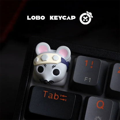 Cartoon Demon Slayer: Kimetsu No Yaiba Kokushibo Douma Akaza Character Series Keyboard Resin Material Keycap Esc Periphery Gifts