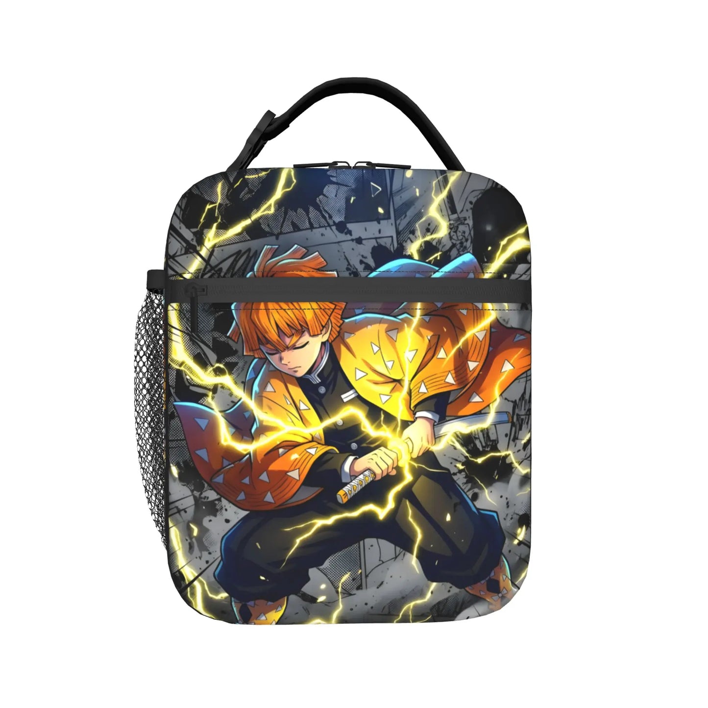 D-Demons Slayers Portable Lunch Box Multifunction Kimetsus No Yaibas Cooler Thermal Food Insulated Lunch Bag School Student