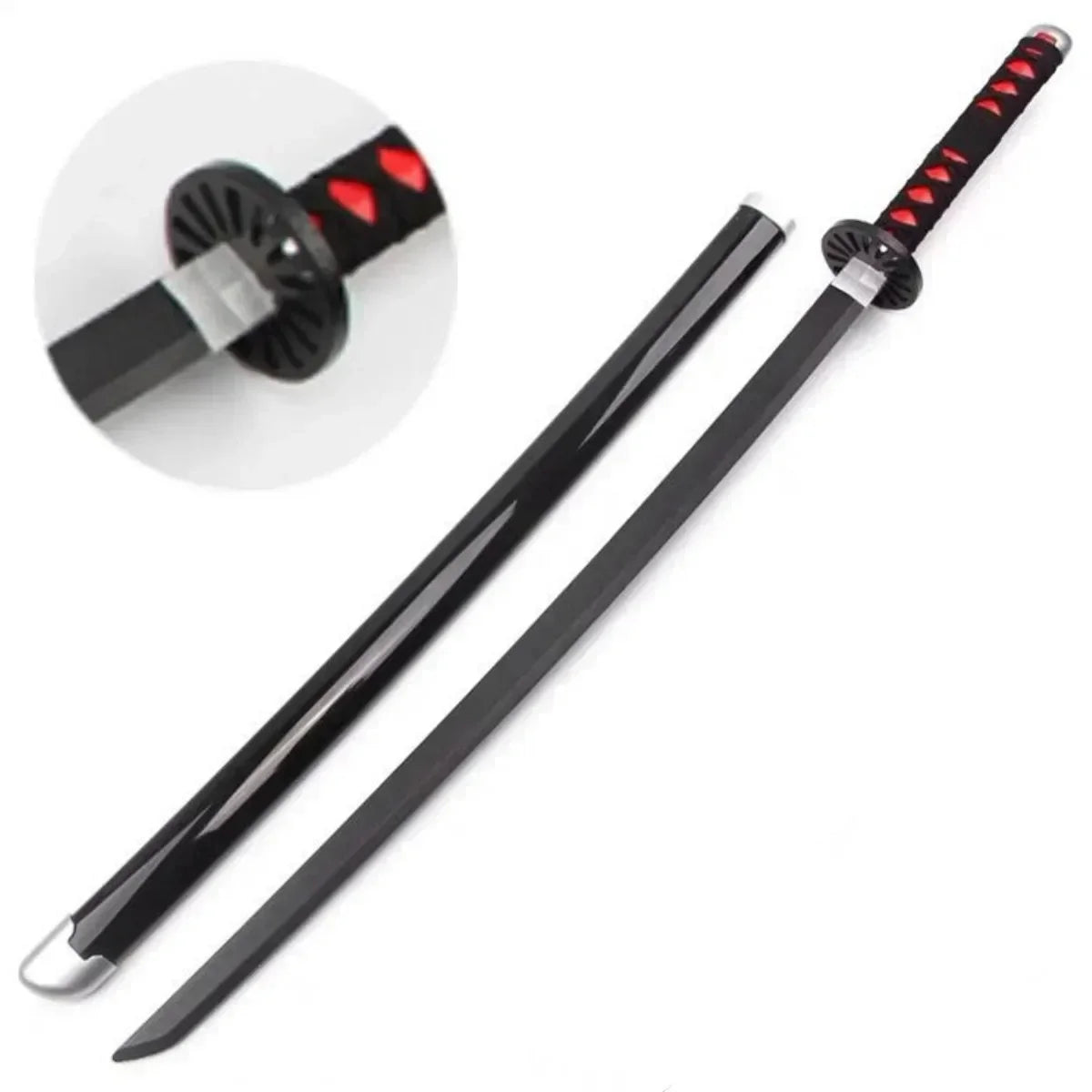 104cm Demon Slayer Katana Schwert Sword Anime Cosplay Prop Ninja Knife Real Size Japanese Katana Original Samurai Sabre Gift