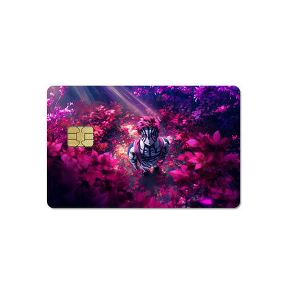 DIY Self-made Anime Demon Slayer 2.5D HD Matte PVC Sticker Film Tape Skin for Credit Card Debit Card Waterproof Sticke Gift