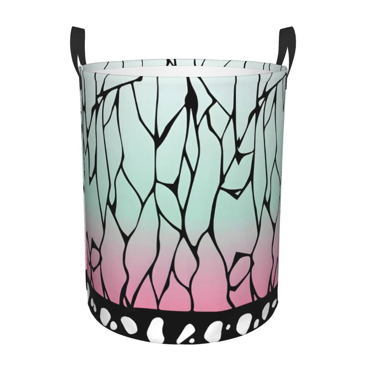Custom Demon Slayers Anime Laundry Basket Collapsible Kimetsu No Yaiba Toy Clothes Hamper Storage Bin for