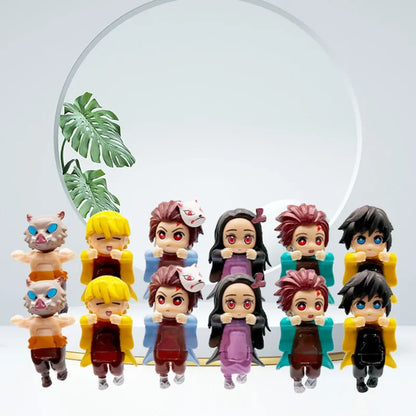 2025 New Styles Sonneess Angel Anime Demon Slayer Blind Box Set Handmade Anime Cartoon Doll Desktop Decoration Birthday Gift