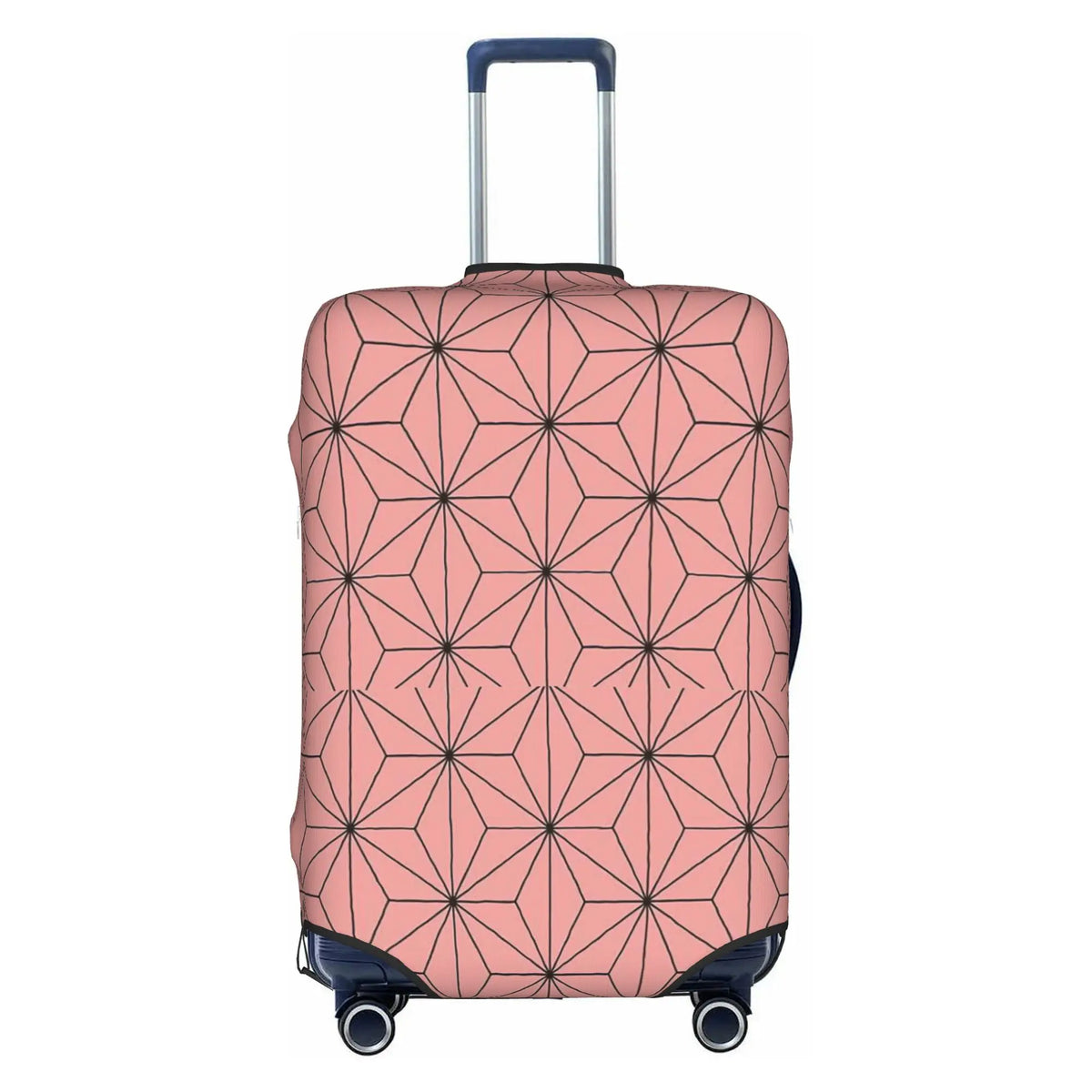 Housse valise rose saumon