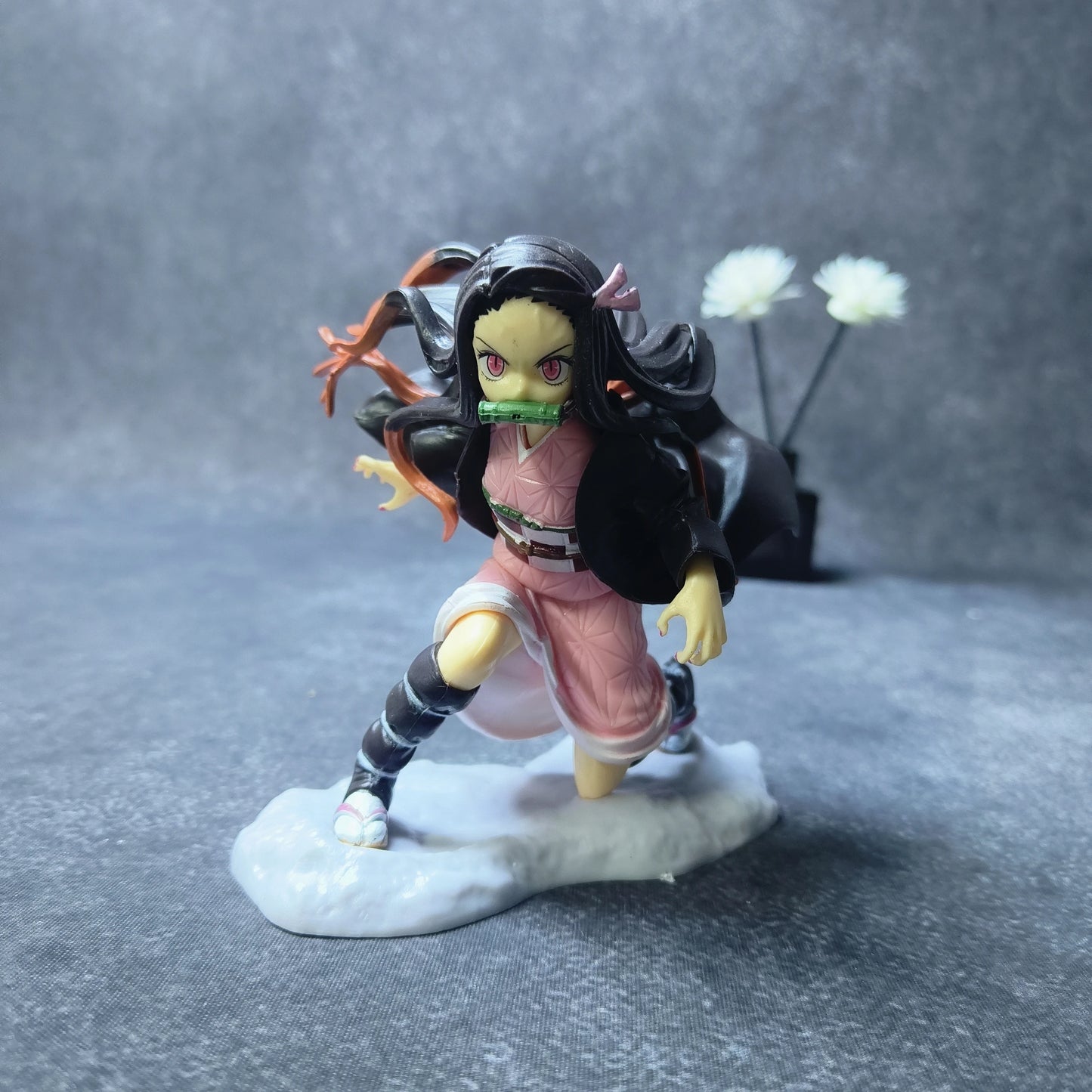 10cm Demon Slayer Kamado Nezuko Figurines PVC Ornaments Cartoon Kimetsu No Yaiba Action Figure Model Toys