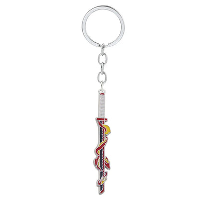 Anime Demon Slaye Sword Keychains Mini Japanese Katana Collection Souvenir Key Chains Enamel Pin Pendant Decor Exquisite Gifts