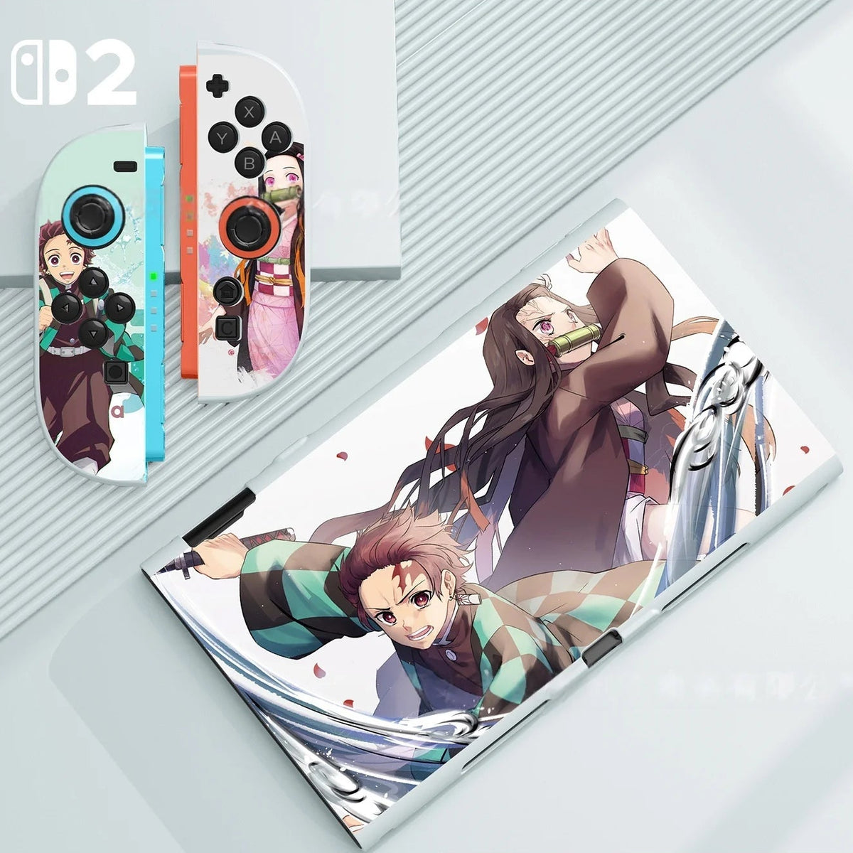 Coque Switch 2 Tanjiro et Nezuko