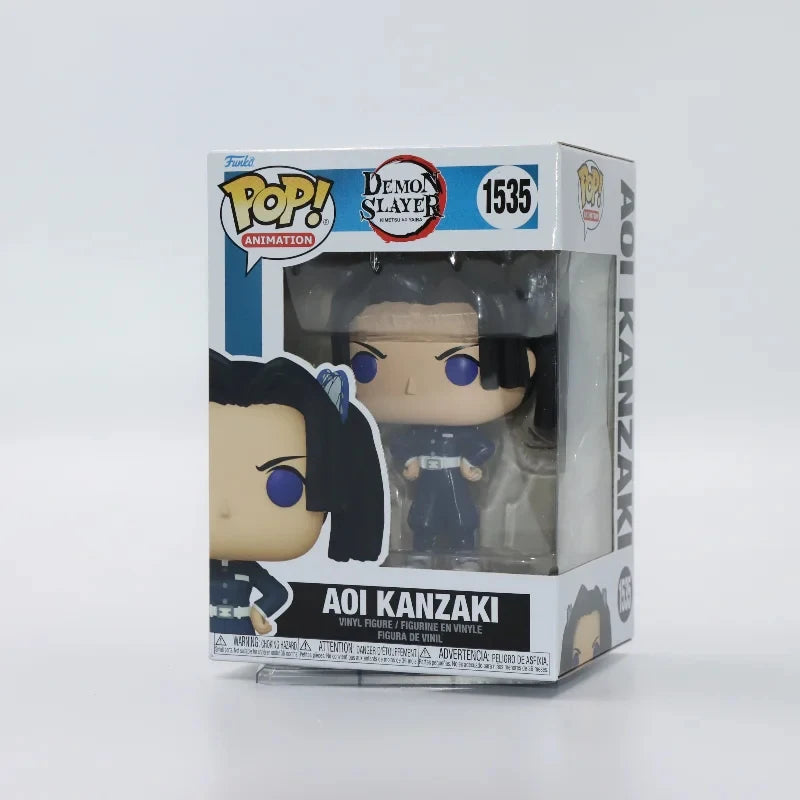 FUNKO POP Original Demon Slayer Blade Mi Douzi TANJIRO KAMADO Muichiro Tokoto Doma Akaza Action Anime Figures Toys Gift Model