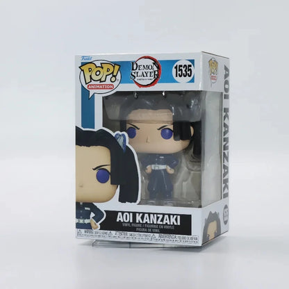 FUNKO POP Original Demon Slayer Blade Mi Douzi TANJIRO KAMADO Muichiro Tokoto Doma Akaza Action Anime Figures Toys Gift Model
