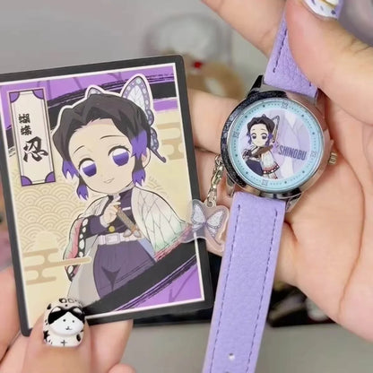 Original Demon Slayer Watch Series Blind Box Anime Secondary Universe Merchandise Co-Branded Wristwatch Birthday Mystery Box Gif