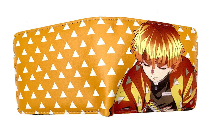 Demon Slayer: Kimetsu No Yaiba Anime Peripheral Short Wallet Zero Wallet Student Men And Women Simple Wallet