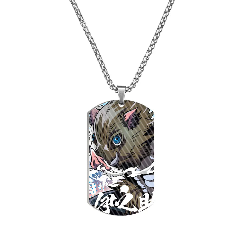 Collier plaque militaire Demon Slayer, visuel 8 sur 46